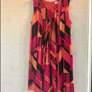 Calvin Klein Geometric Sheath Cocktail Dress